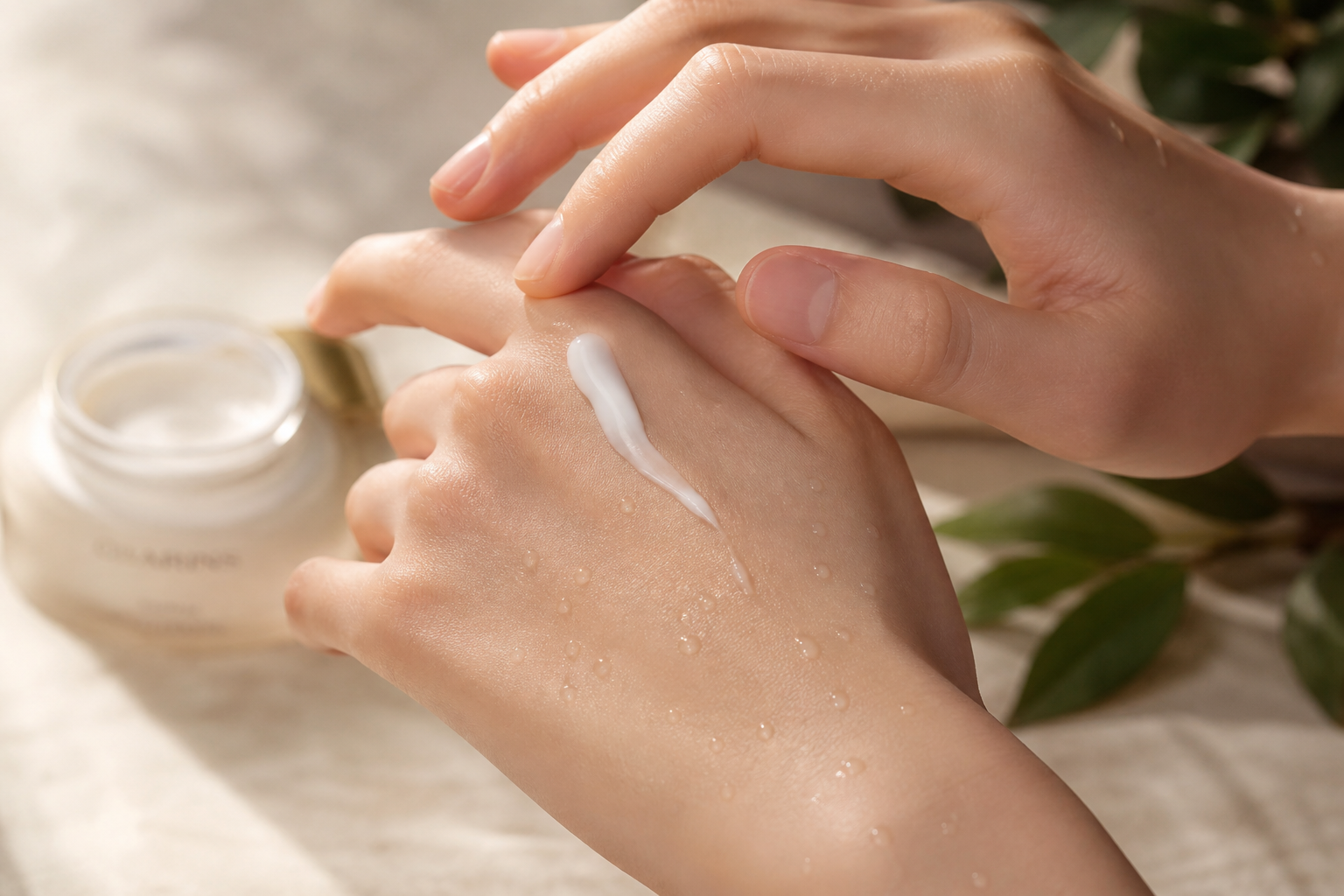 Crema cosmetica VELVÓRA per mani e piedi